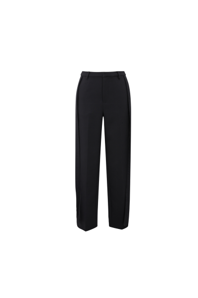 Worsted heavy weight wool ribbon pants