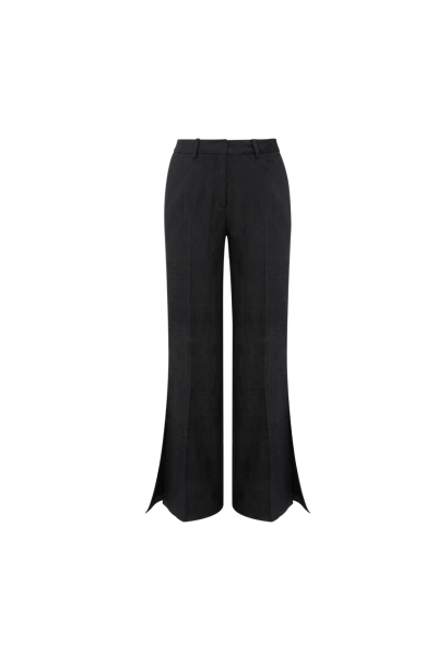 Cotton Jacquard Flare Pants